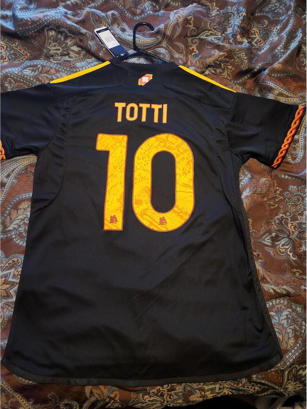 AS Roma 2023/2024 Totti Italy Third Soccer Jersey Size L
